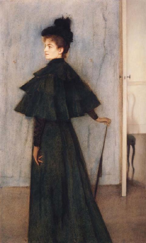 Fernand Khnopff Portrait of Mrs Botte